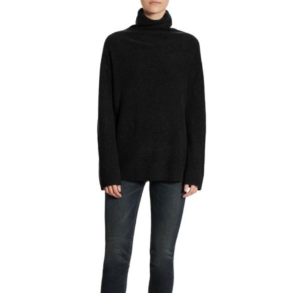 Vince Boxy Cashmere Turtleneck Sweater - NWT